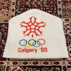 Vintage 1988 Calgary Winter Olympics beanie